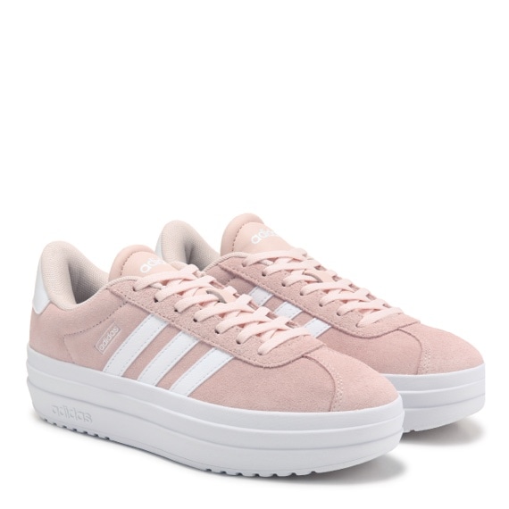 W Adidas VL Court Bold Platform Sneaker Pink/White (72555)