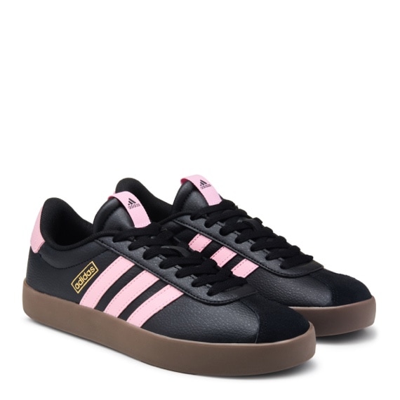 W Adidas VL Court 3.0 Sneaker Black/Pink 00267