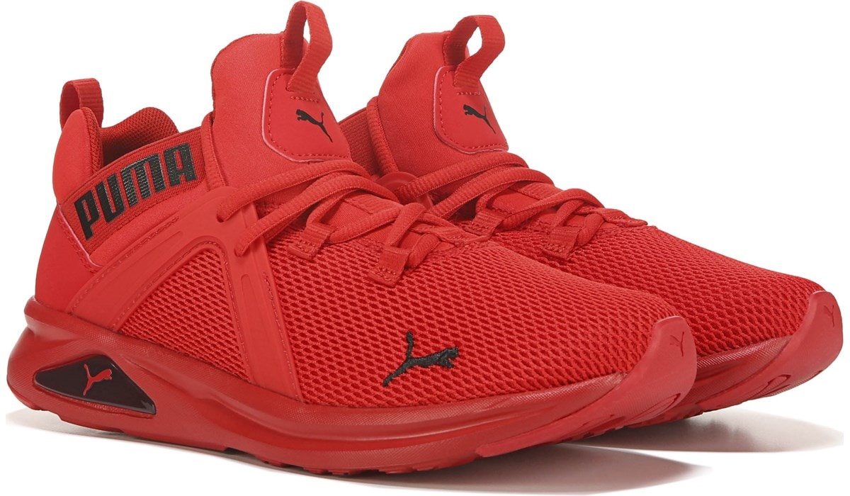 red athletic shoes mens
