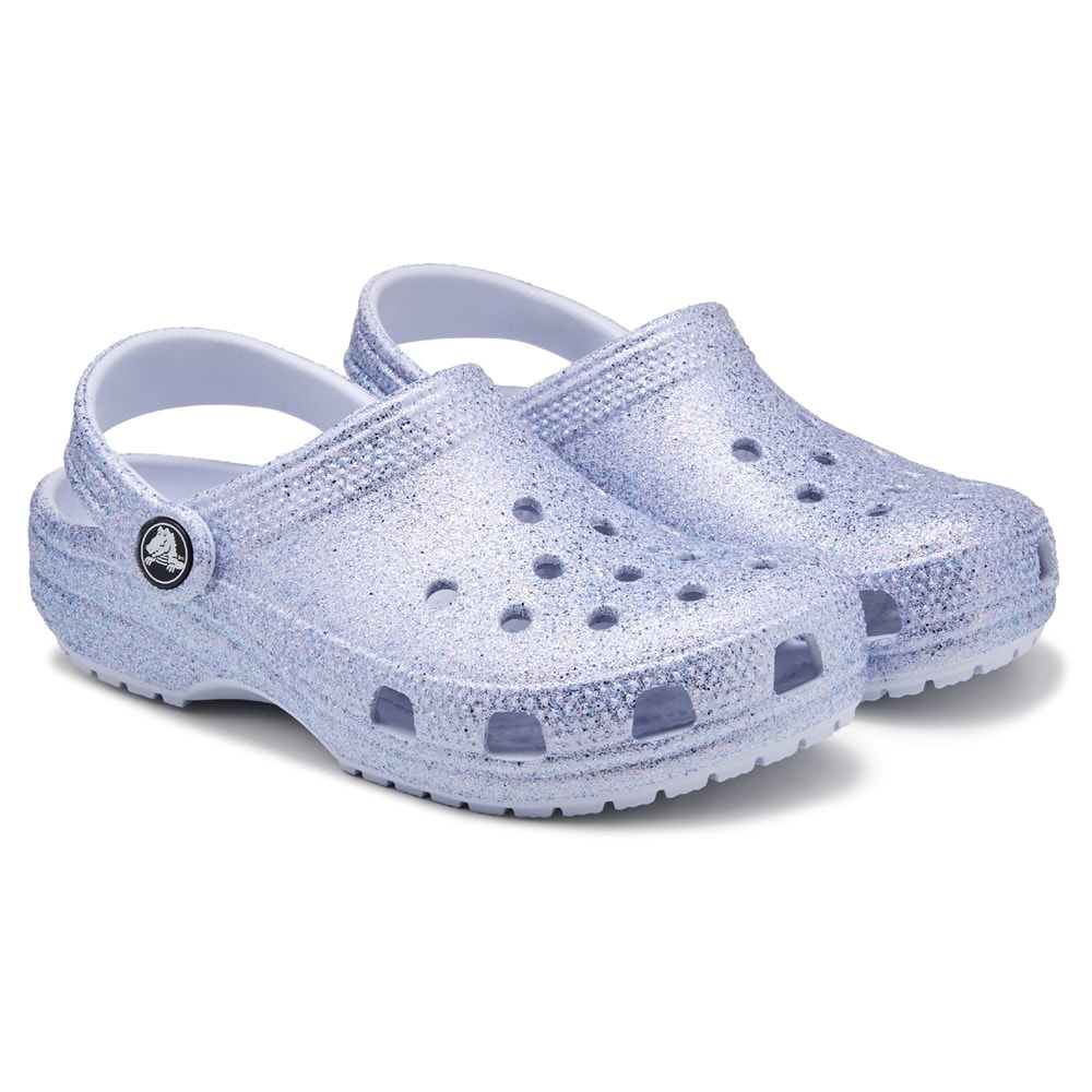 Kids glitter crocs on sale