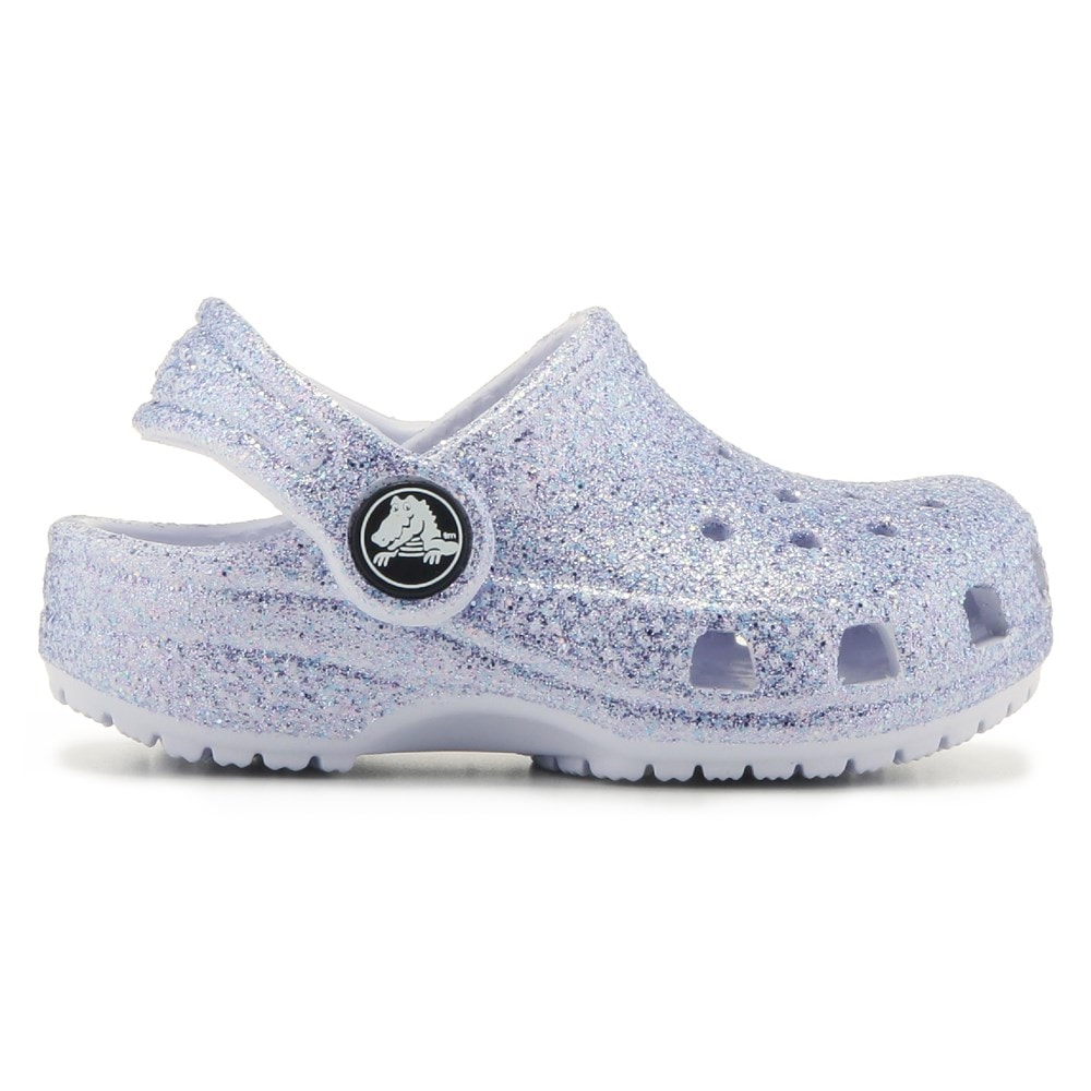 Crocs Kids Glitter Classic Clog Toddler Famous Footwear