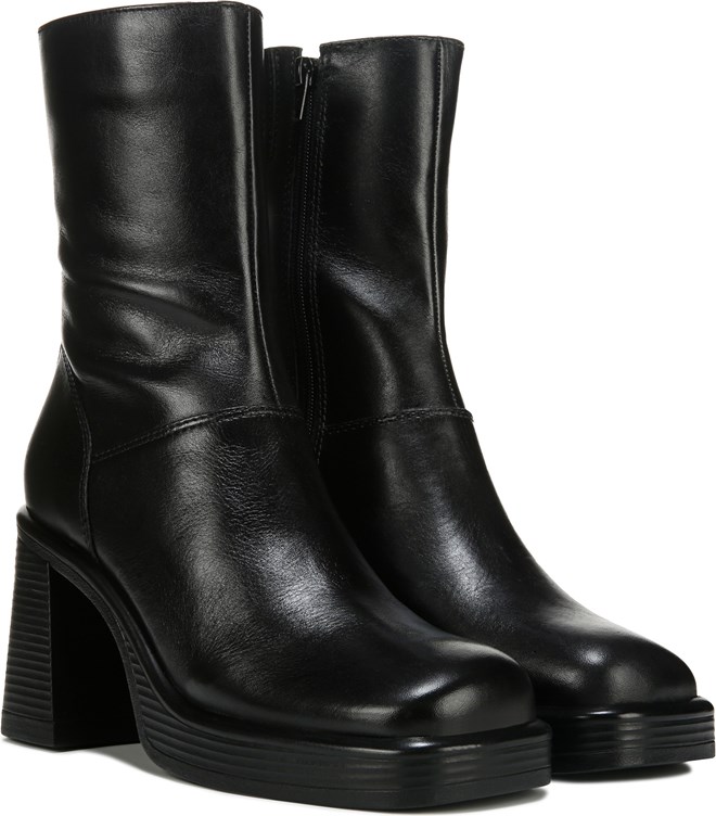 FANTSIE BLACK LEATHER - SM REBOOTED – Steve Madden