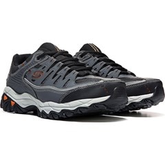 Skechers men's afterburn top memory-foam lace-up sneaker