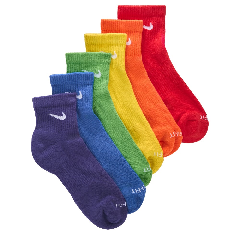 Nike Men s 6 Pack Large Everyday Plus Cushion Ankle Socks Famous Footwear