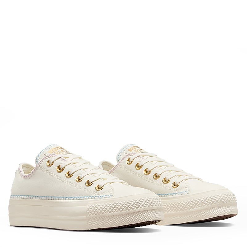 UPC 194434829174 product image for Converse Women's Chuck Taylor All Star Lift Platform Sneakers (Off White Embroid | upcitemdb.com