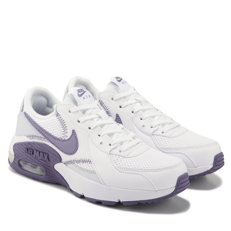 Nike Women's Air Max Excee Sneakers (White/Purple) - Size 9.0 M