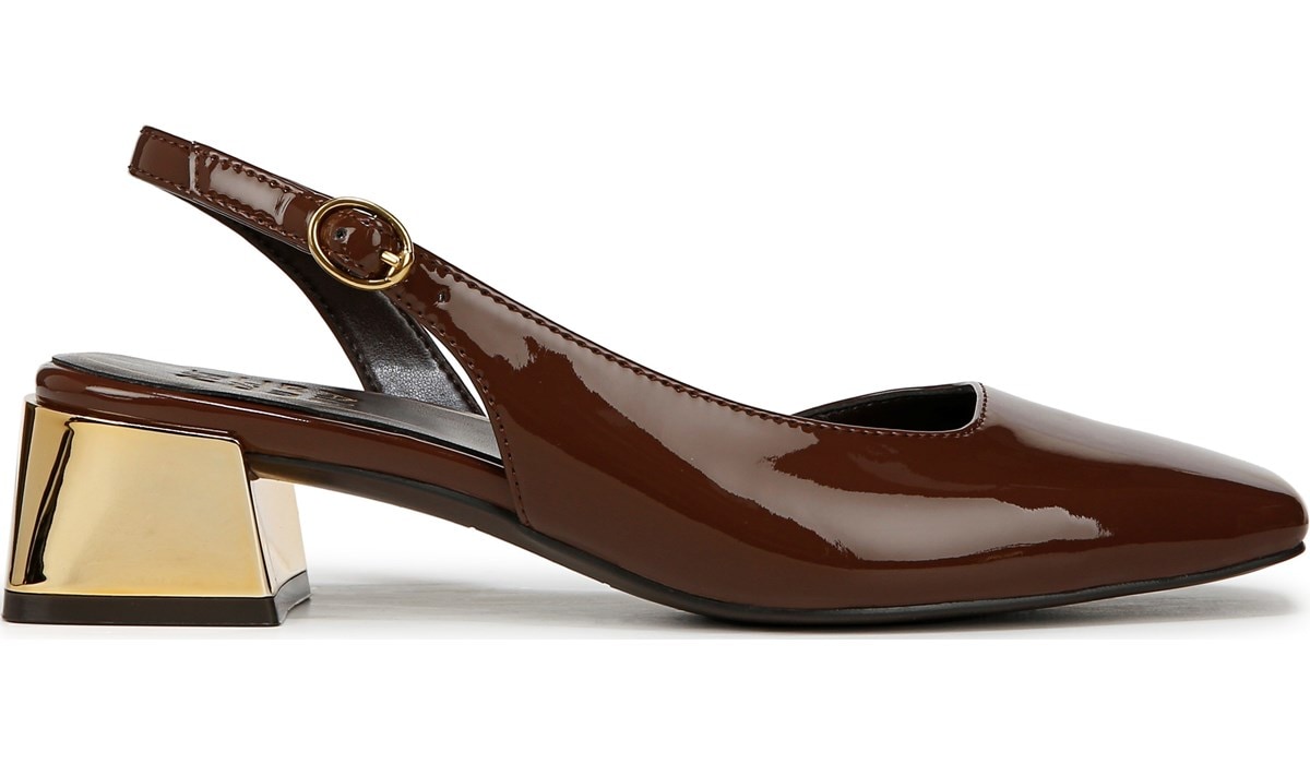 Calvin klein glorianne leather slingback pumps online