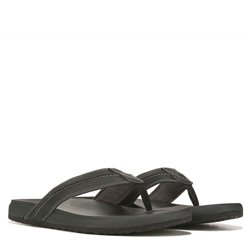 Dockers Men's Freddy Flip Flop Sandals (Black) - Size 9.0 M