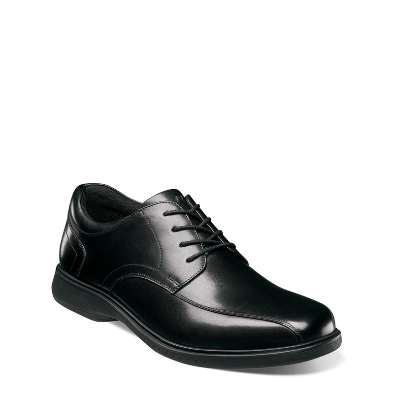 Nunn Bush Men's Kore Pro Bicycle Toe Oxford Shoes (Black Leather) - Size 11.0 M