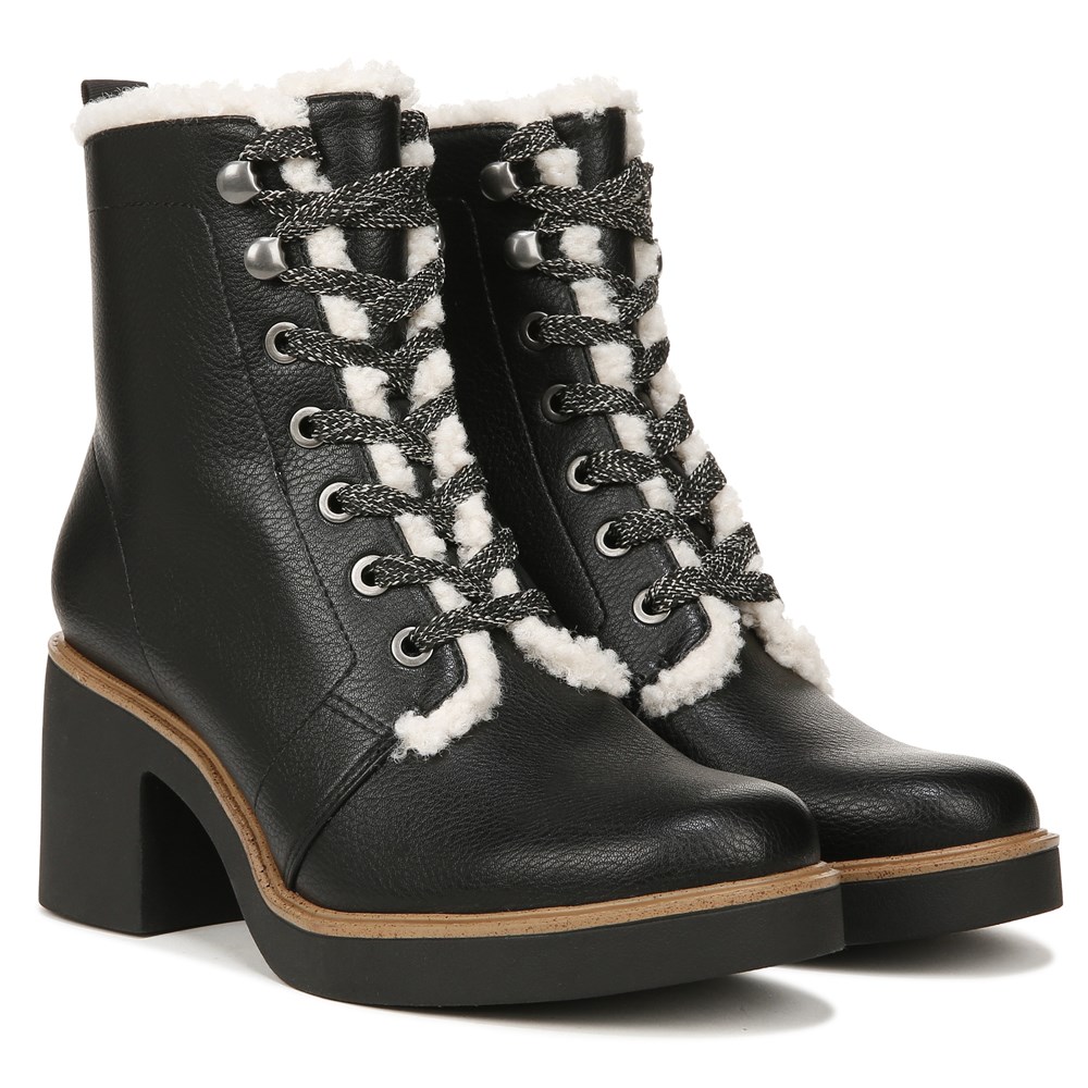 Wide women's combat on sale boots