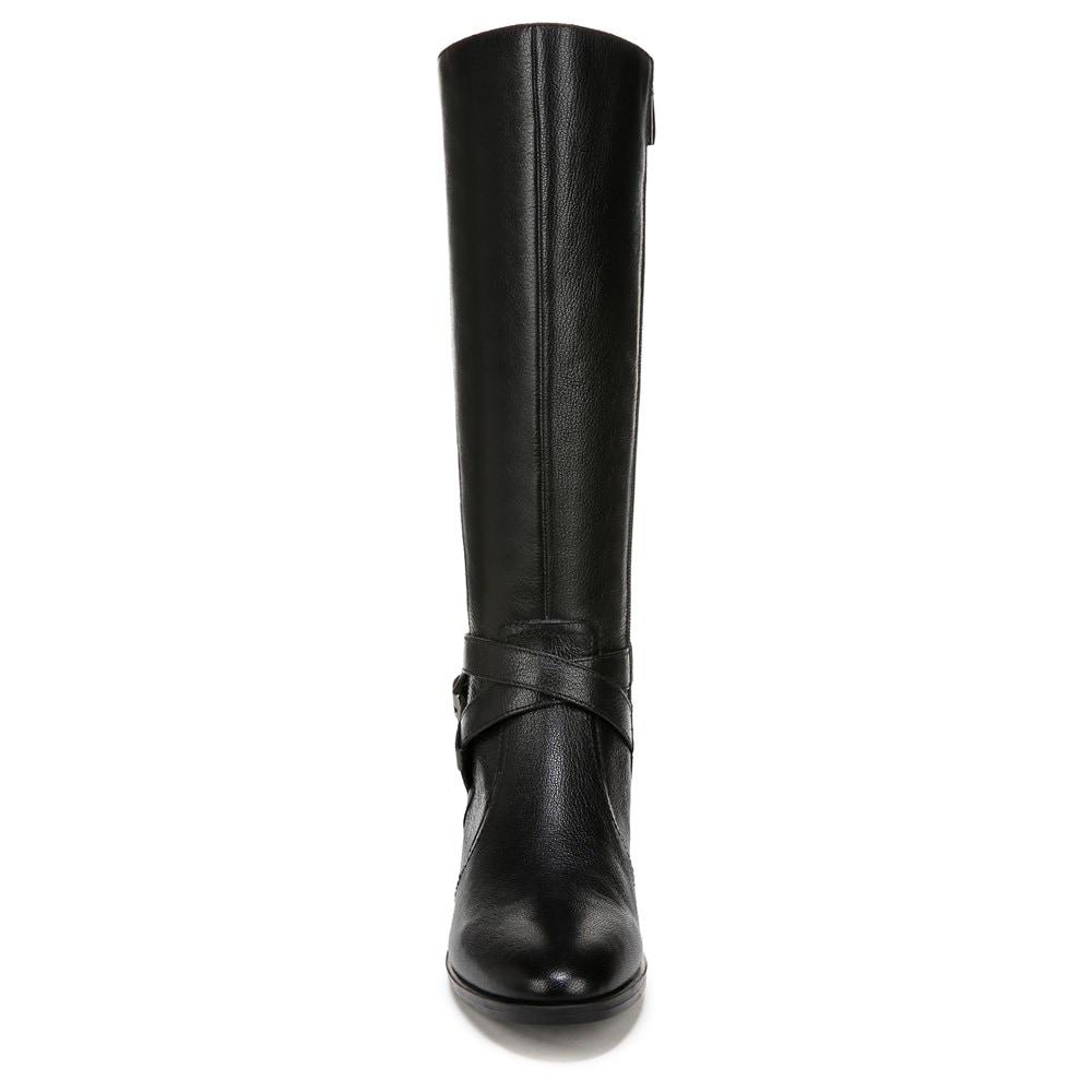 Naturalizer jamie leather riding boots hotsell