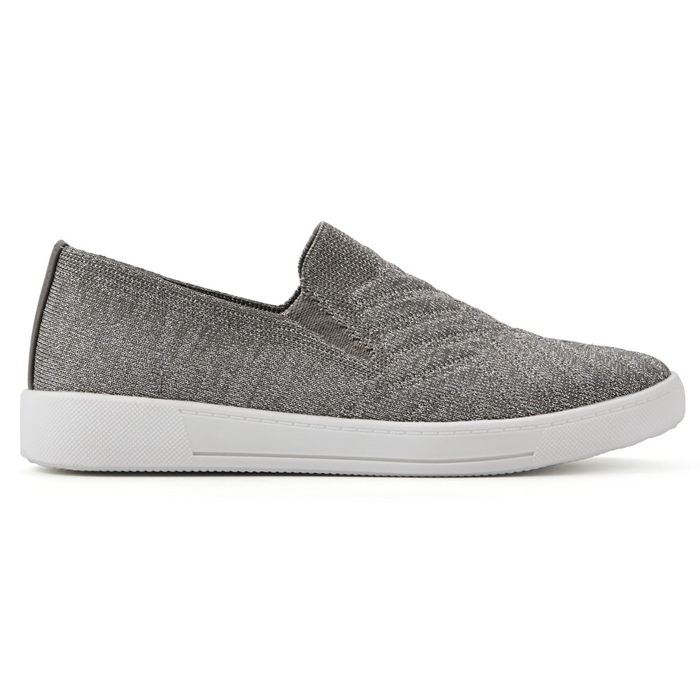 White slip on vans famous sale footwear