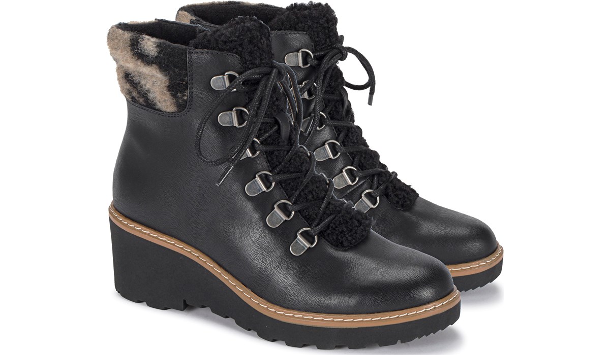 womens faux fur hiker boots