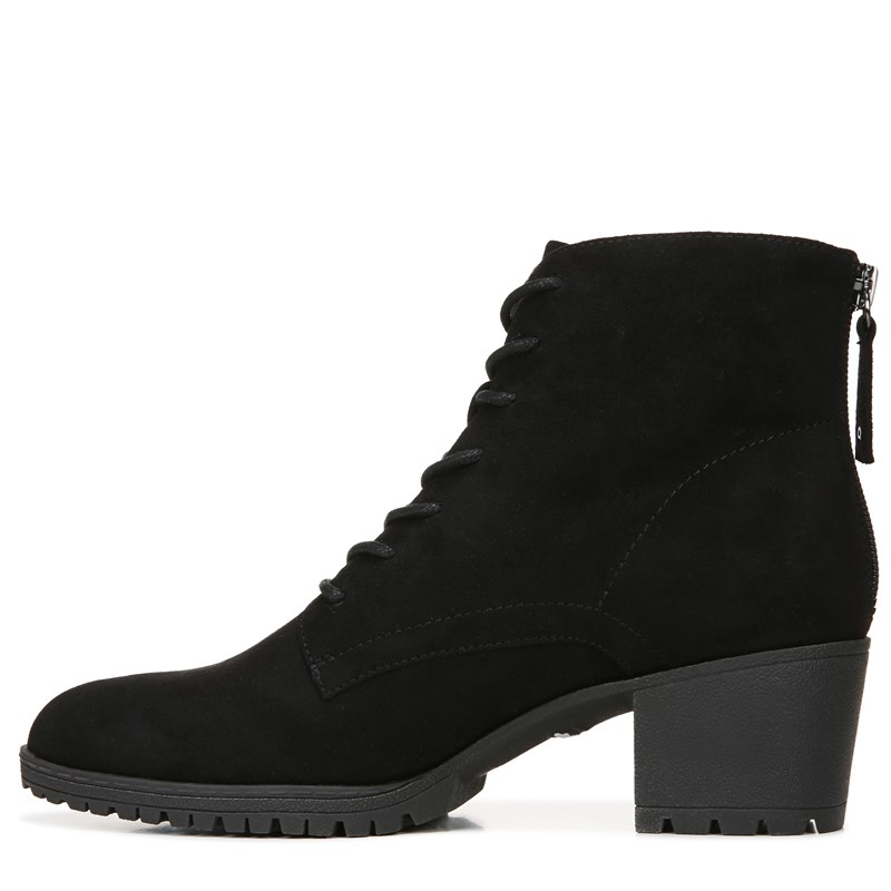 dr. scholl's lace-up lug heel ankle boots - laurence