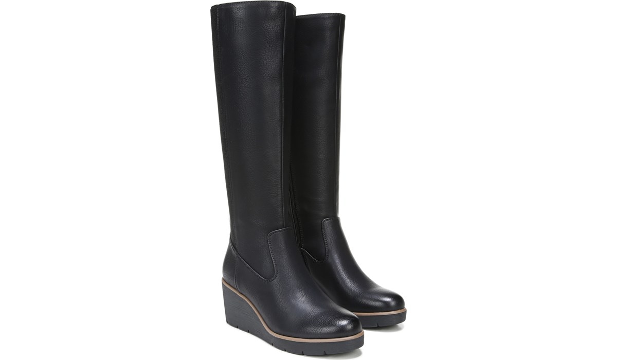 medium calf tall boots