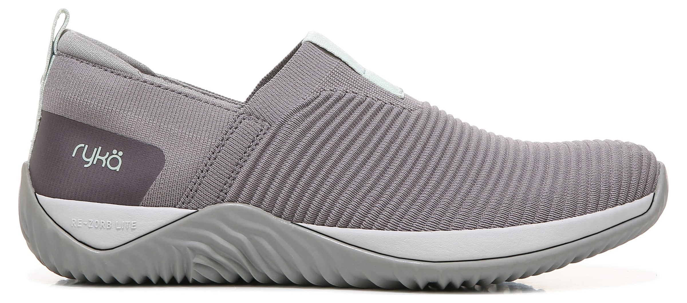 Women's Ryka, Echo Knit Slip-On Sneaker Grey 11 W