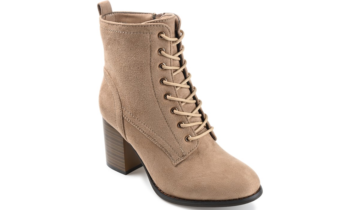 Journee Collection Women's Baylor Block Heel Ankle Boot | Famous Footwear