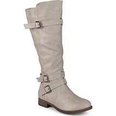 journee collection bite wide calf riding boot