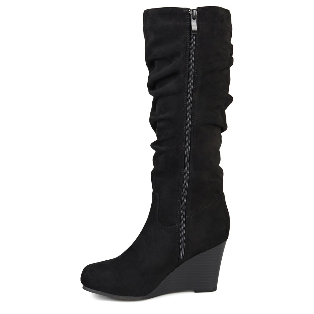 Wedge slouch boots store womens