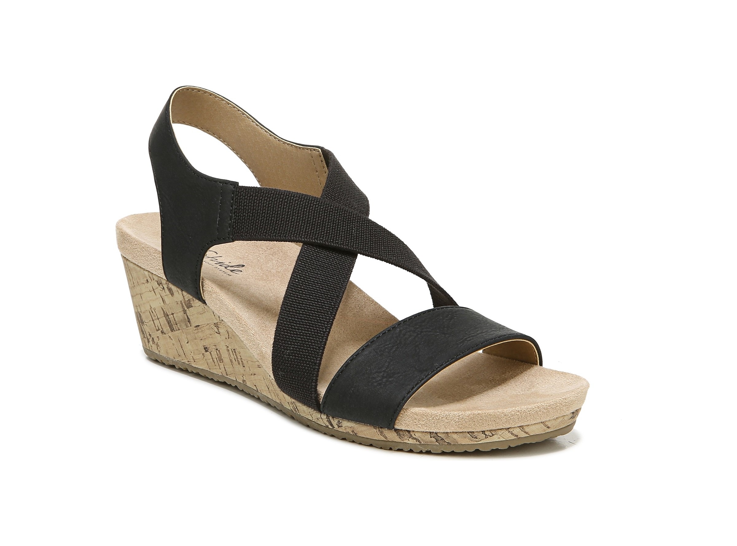 LifeStride Women s Mexico Medium Wide Wedge Sandal Famous Footwear