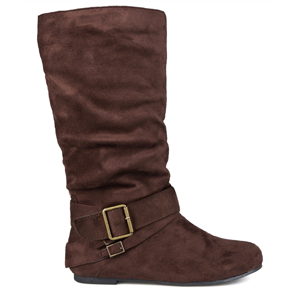 Womens brown slouch boots sale