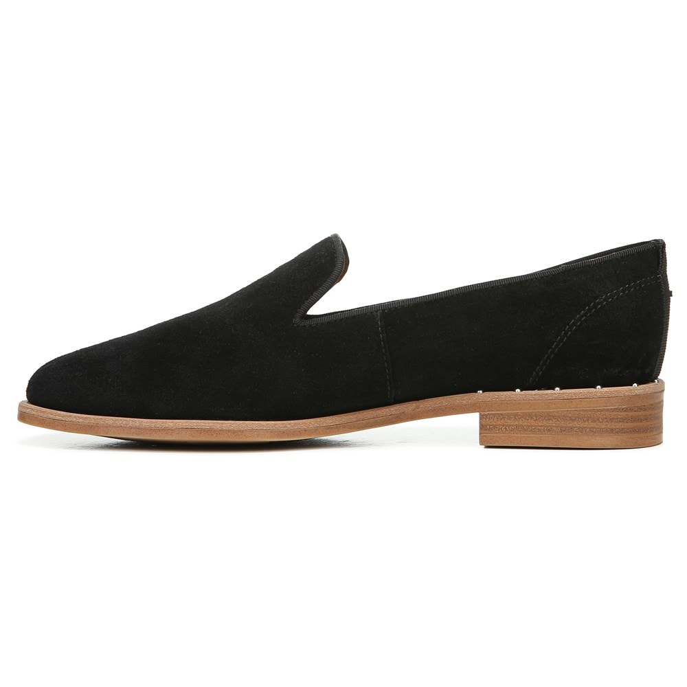 Franco sarto black hot sale suede loafers