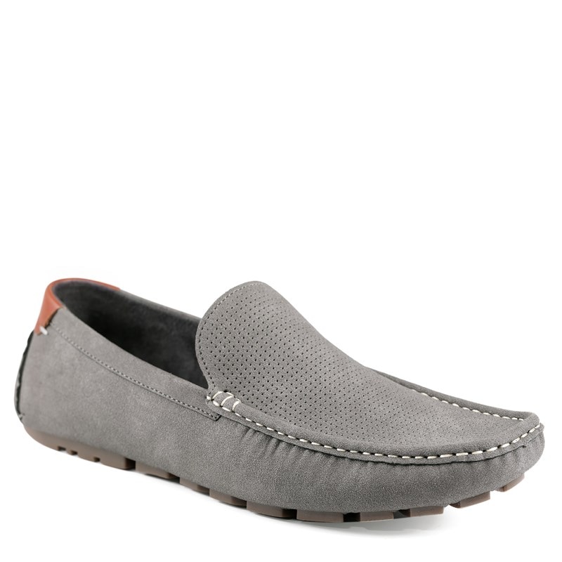 Tommy Hilfiger Men's Alvie Moc Toe Slip On Shoes (Dark Grey) - Size 10.5 M