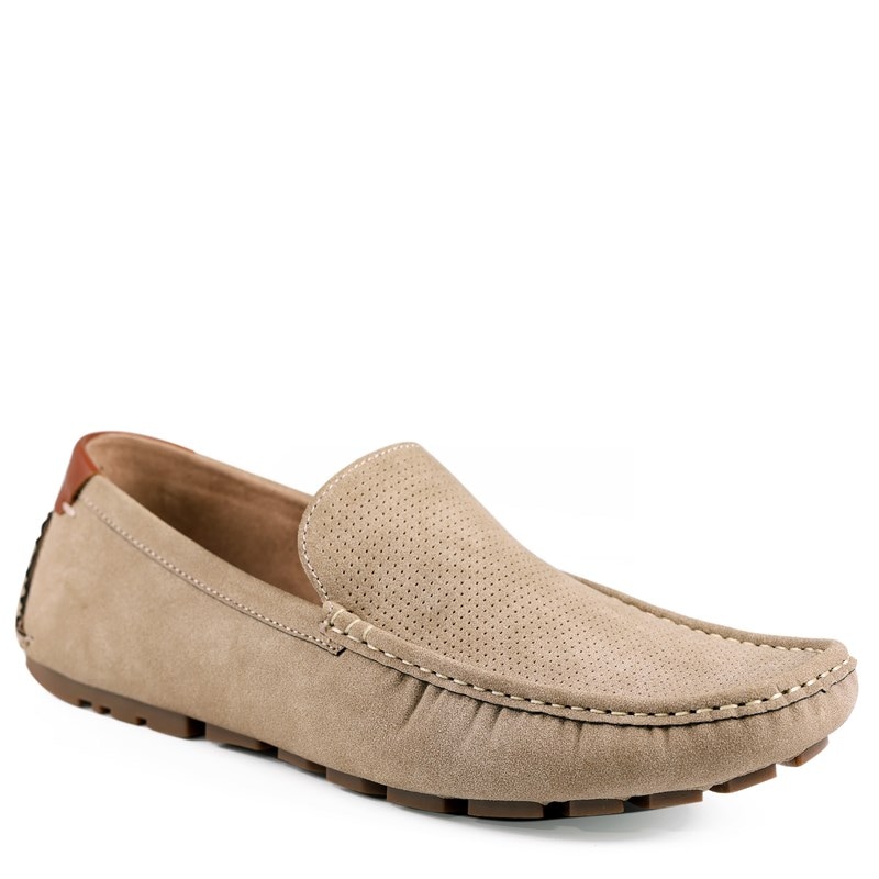 Tommy Hilfiger Men's Alvie Moc Toe Slip On Shoes (Taupe) - Size 10.5 M