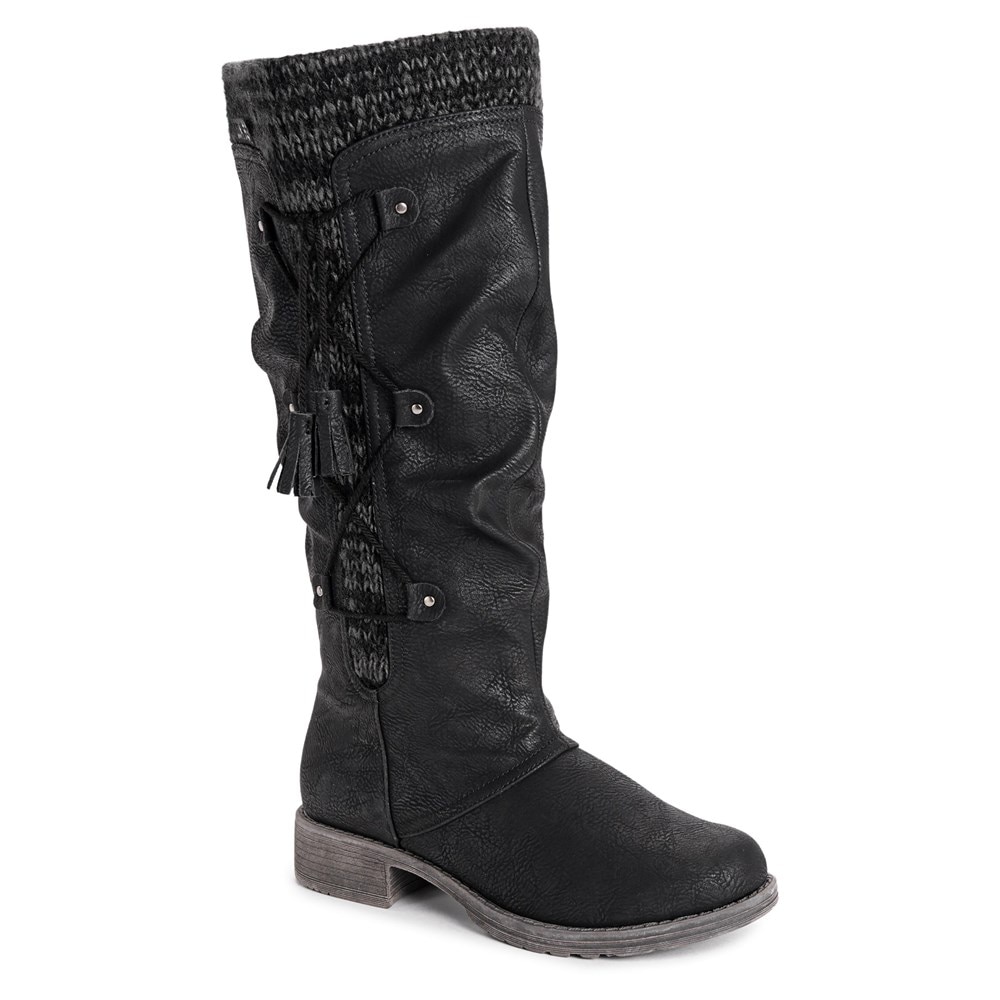 Muk luks lacy knee high boot hotsell