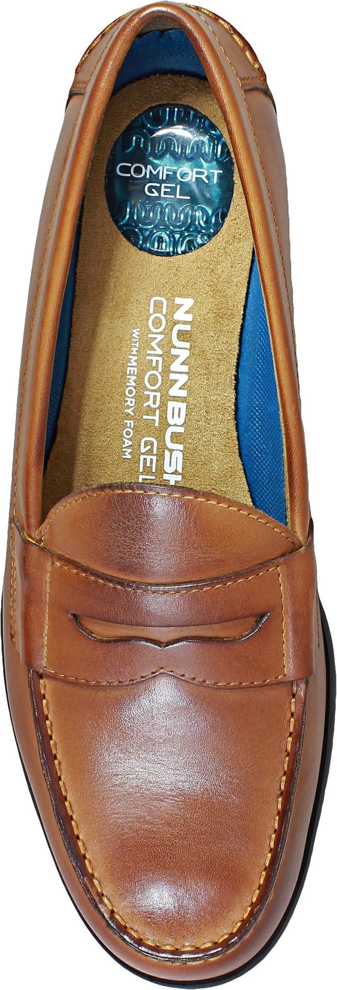 Nunn Bush Men s Drexel Moc Toe Penny Loafer Famous Footwear