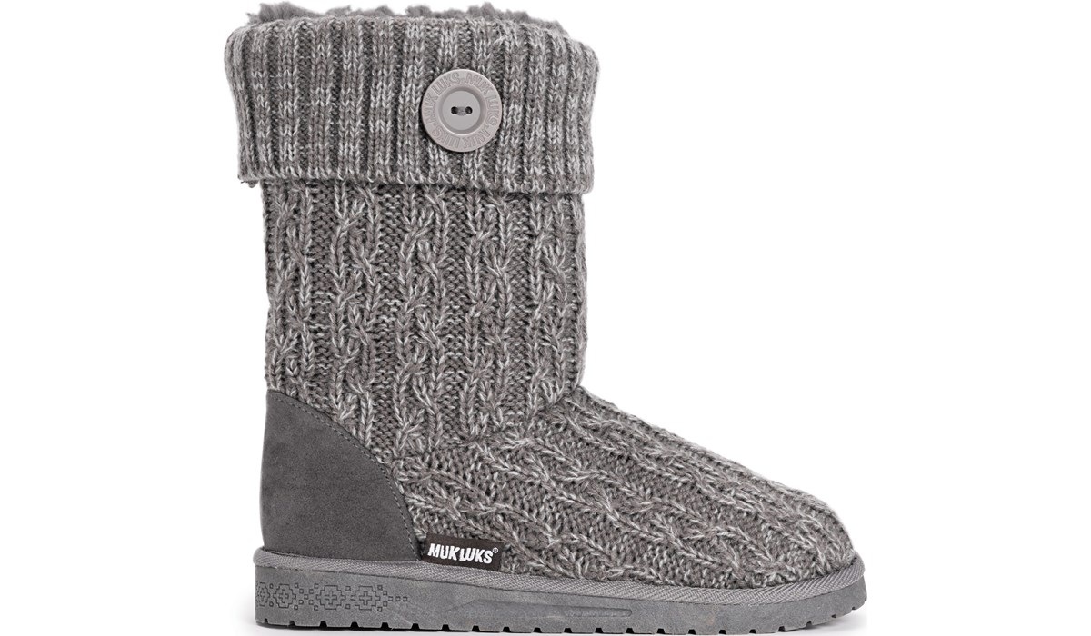 muk luks grey boots