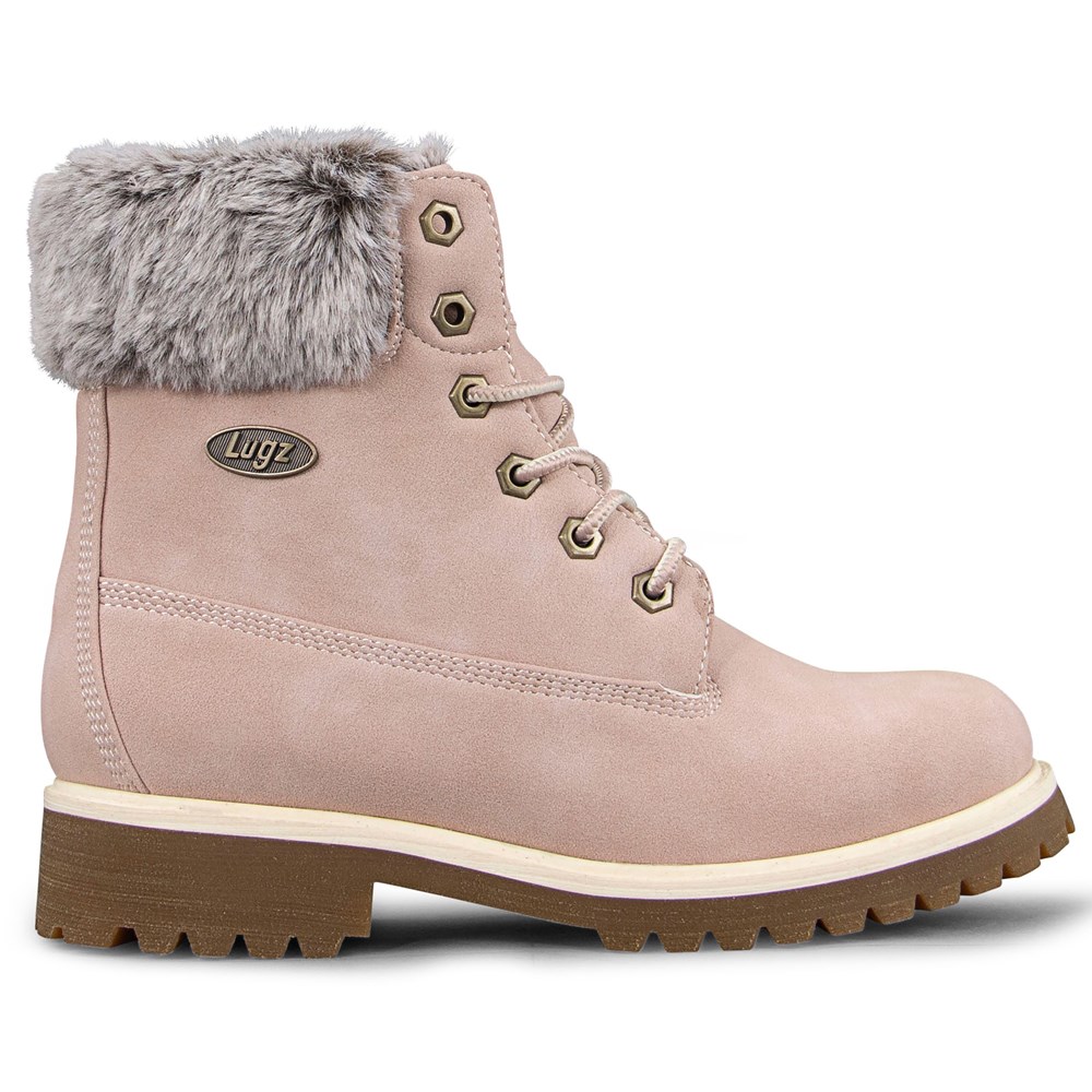 Pink lugz cheap boots