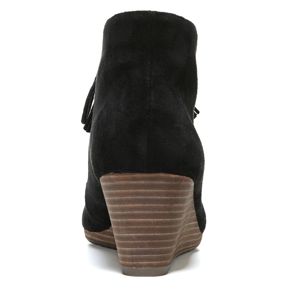 wide wedge booties