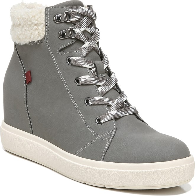 gray sneaker booties