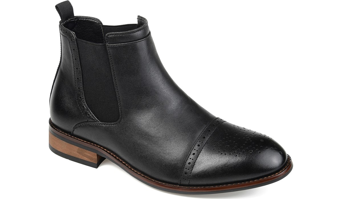 mens black kicker boots