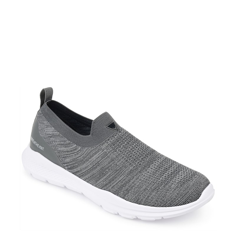 Vance Co. Men's Pierce Slip On Sneakers (Grey) - Size 10.5 M