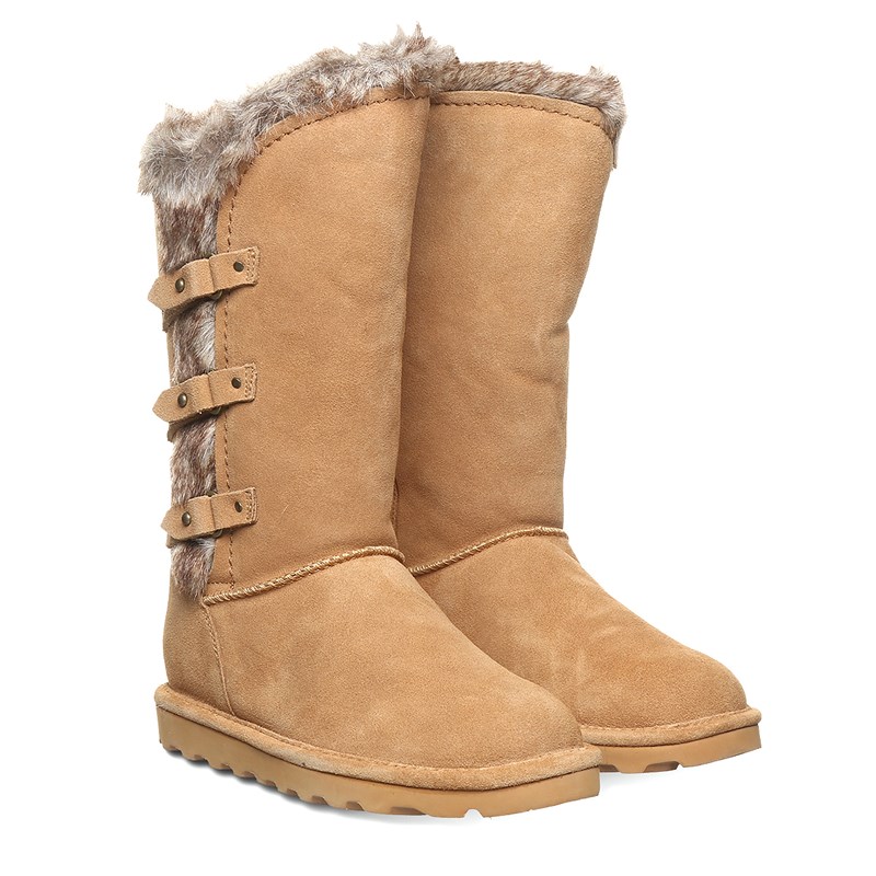 Bearpaw Women's Emery Water Resistant Winter Boots (Iced Coffee) - Size 10.0 M