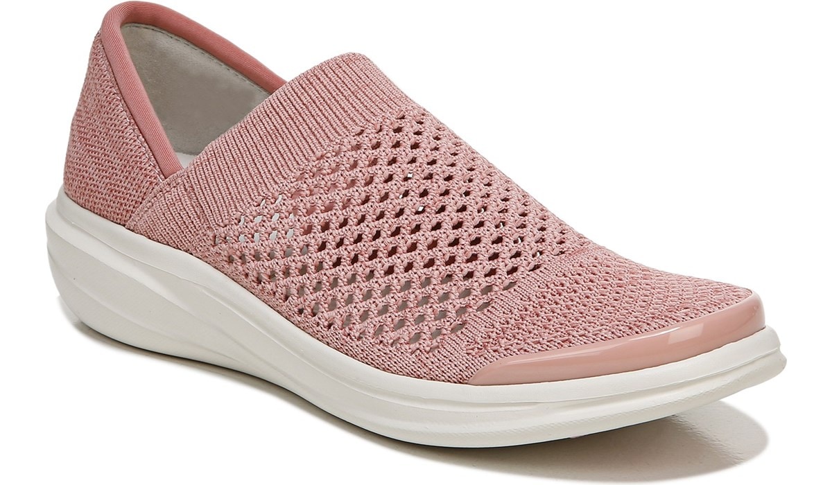 pink slip on sneakers for women