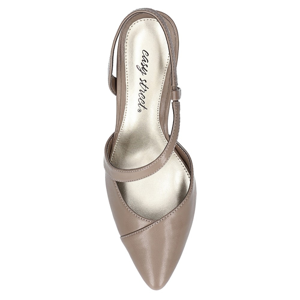 easy street silver pumps