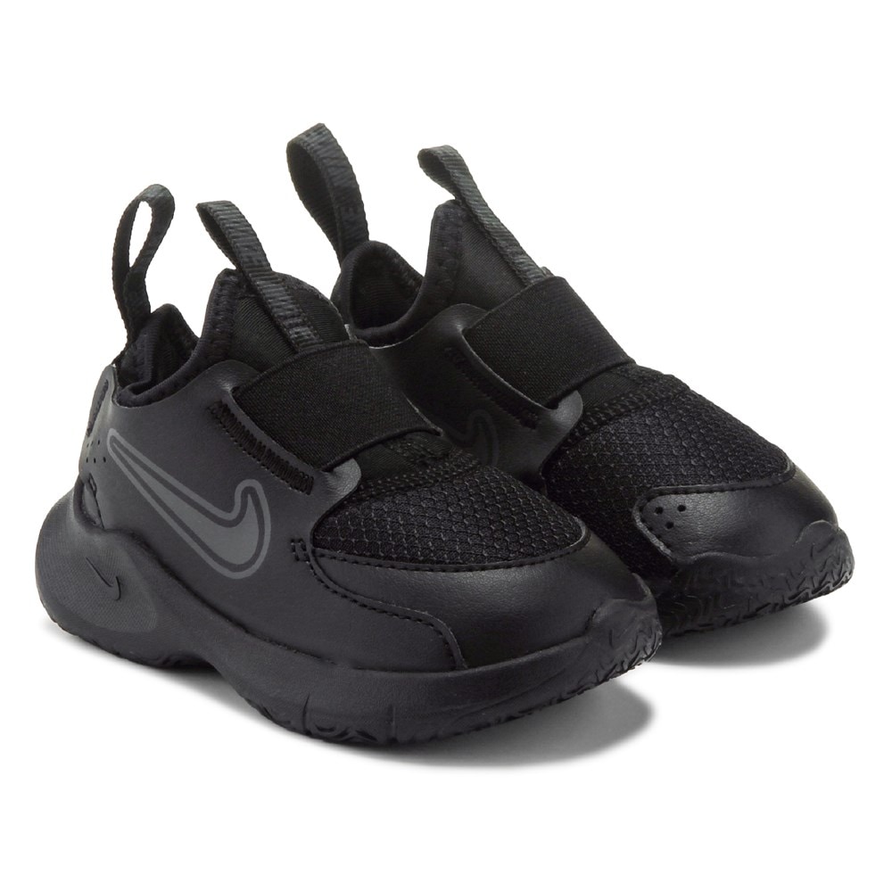 New NIKE Size 3Y Kids Black Flex Runner Sneakers good