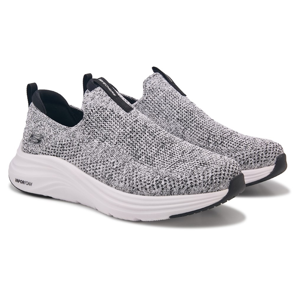 Skechers stretch woven slip ons on sale