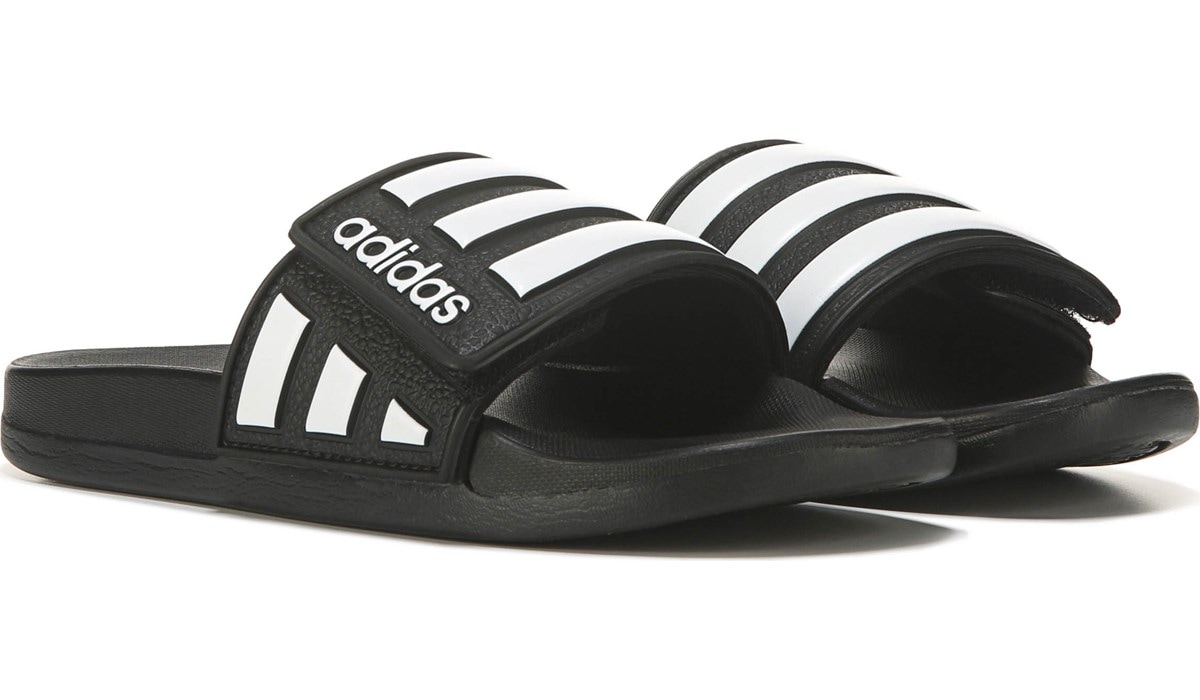 Arbeid overdrijven hooi adidas Kids' Adilette Comfort Adjust Slide Sandal Little/Big Kid | Famous  Footwear