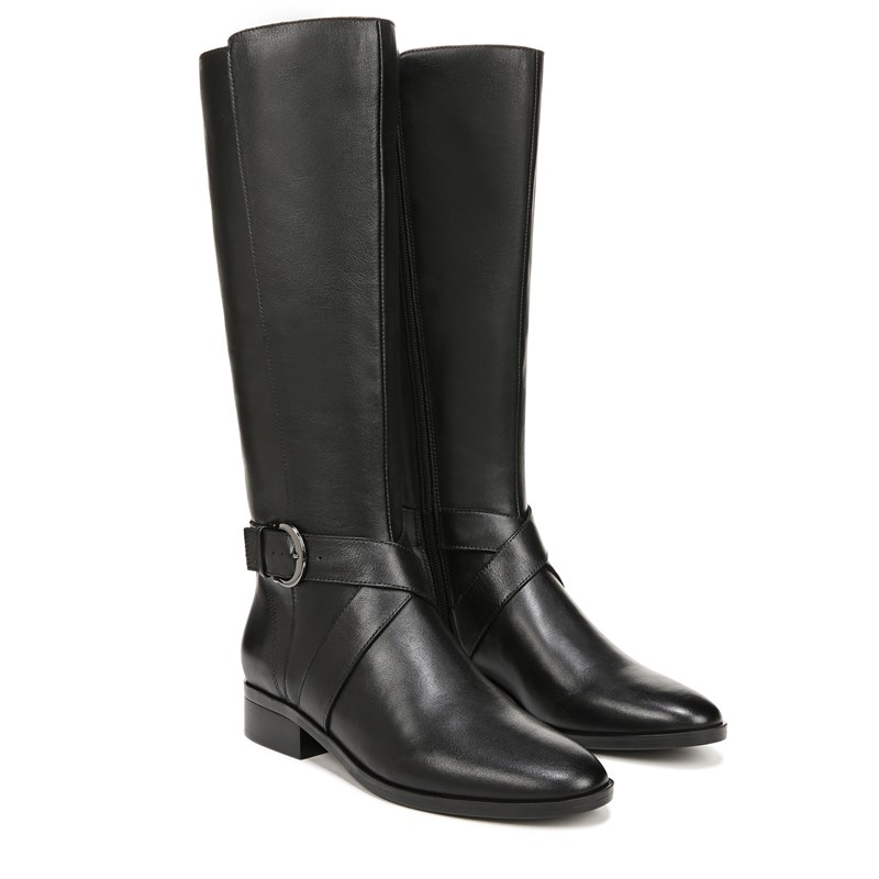 Naturalizer Women's Raisa Wide Calf Riding Boots (Black Leather) - Size 9.0 M