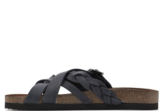 White mountain harrington discount leather footbed sandals