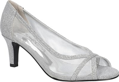 Easy street silver dress clearance shoes