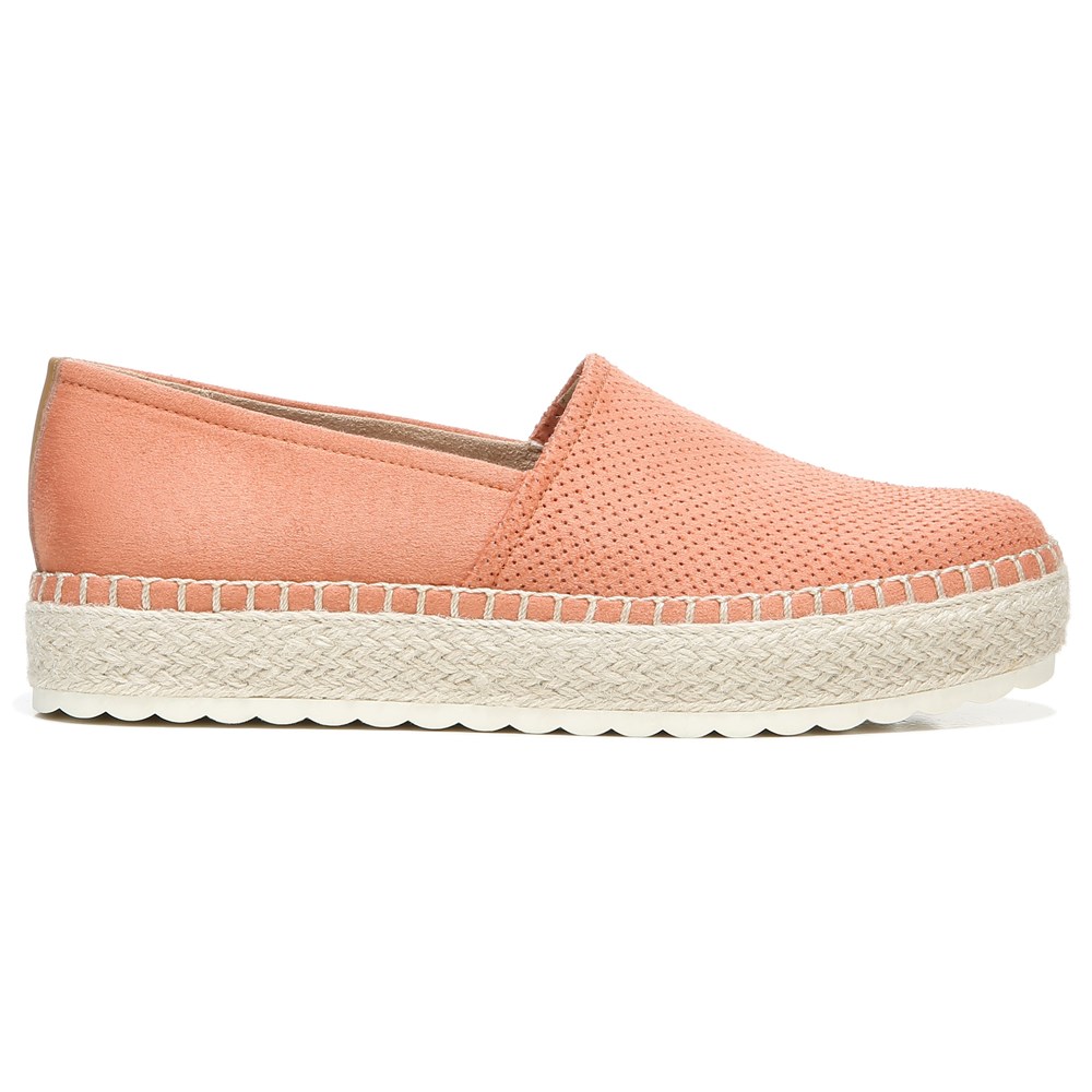 Women's Lightweight Comfortable Slip-on Espadrilles With Flat Jute Sole