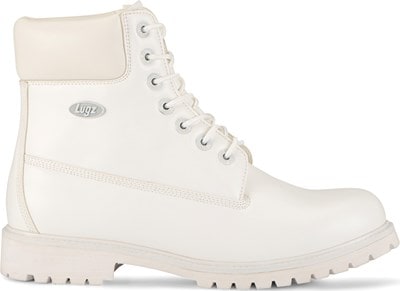 all white lugz boots