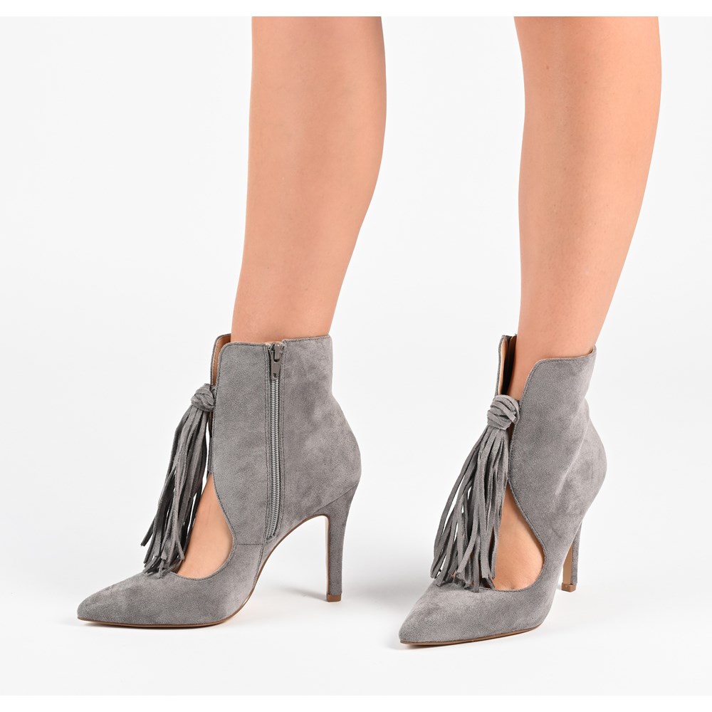 Cameron suede open deals toe bootie