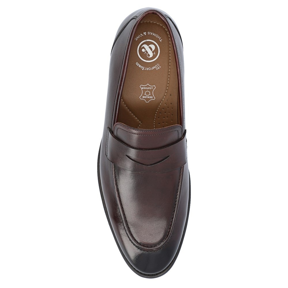 Thomas & Vine Men's Bishop Apron Toe Penny Loafer | Famous Footwear