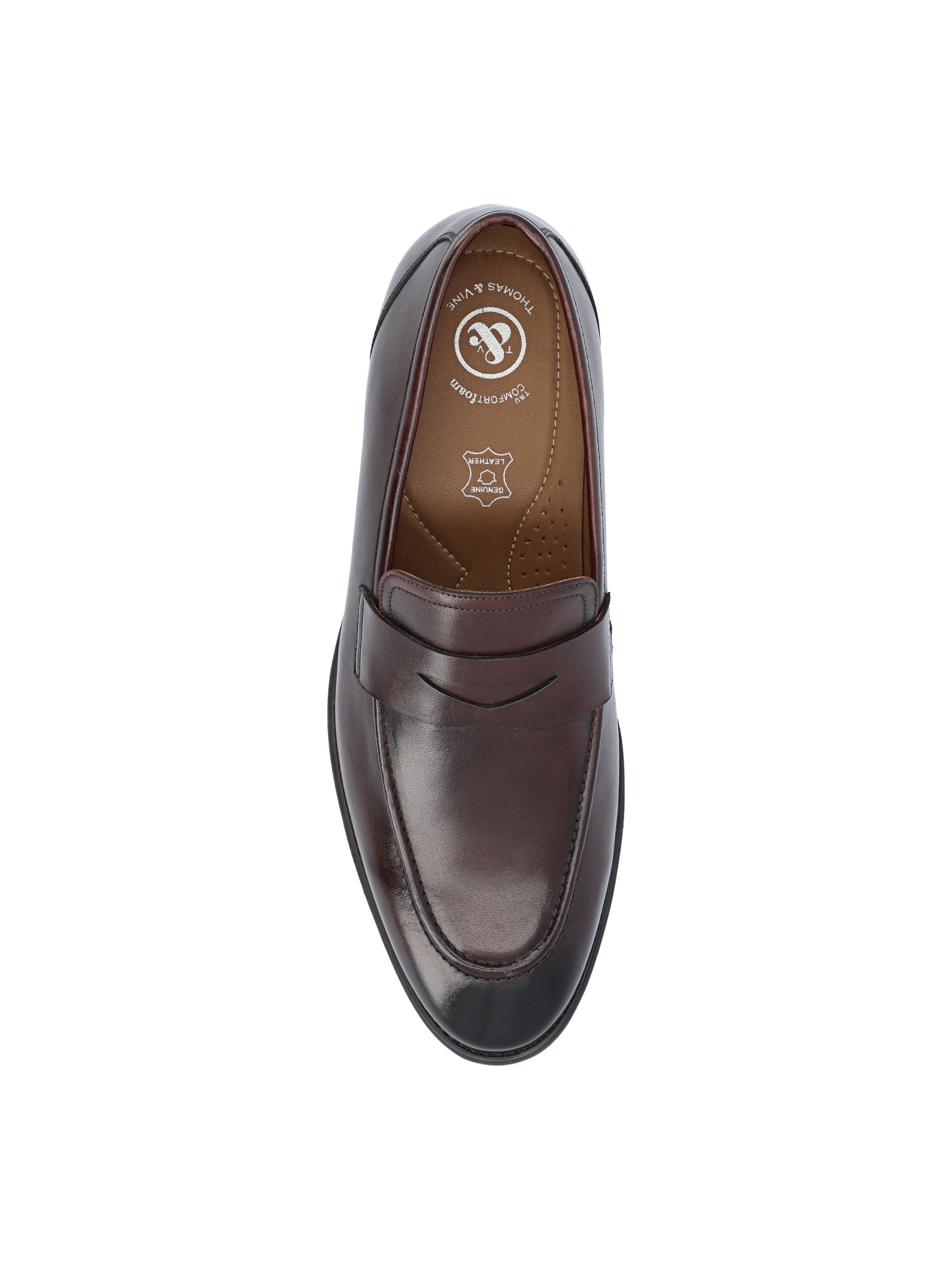 Thomas & Vine Men's Bishop Apron Toe Penny Loafer | Famous Footwear